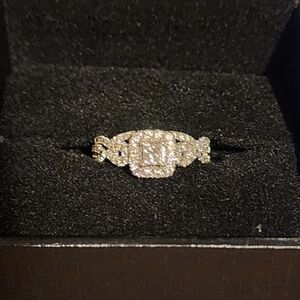 ZALES 1 CARAT TW TWISTED BRIDAL SET